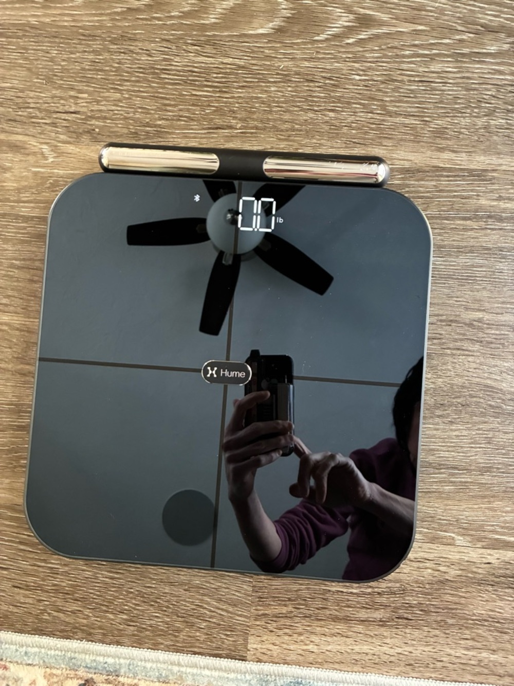 The Hume Pod Smart Body Analyzer - Black & Teal Accents